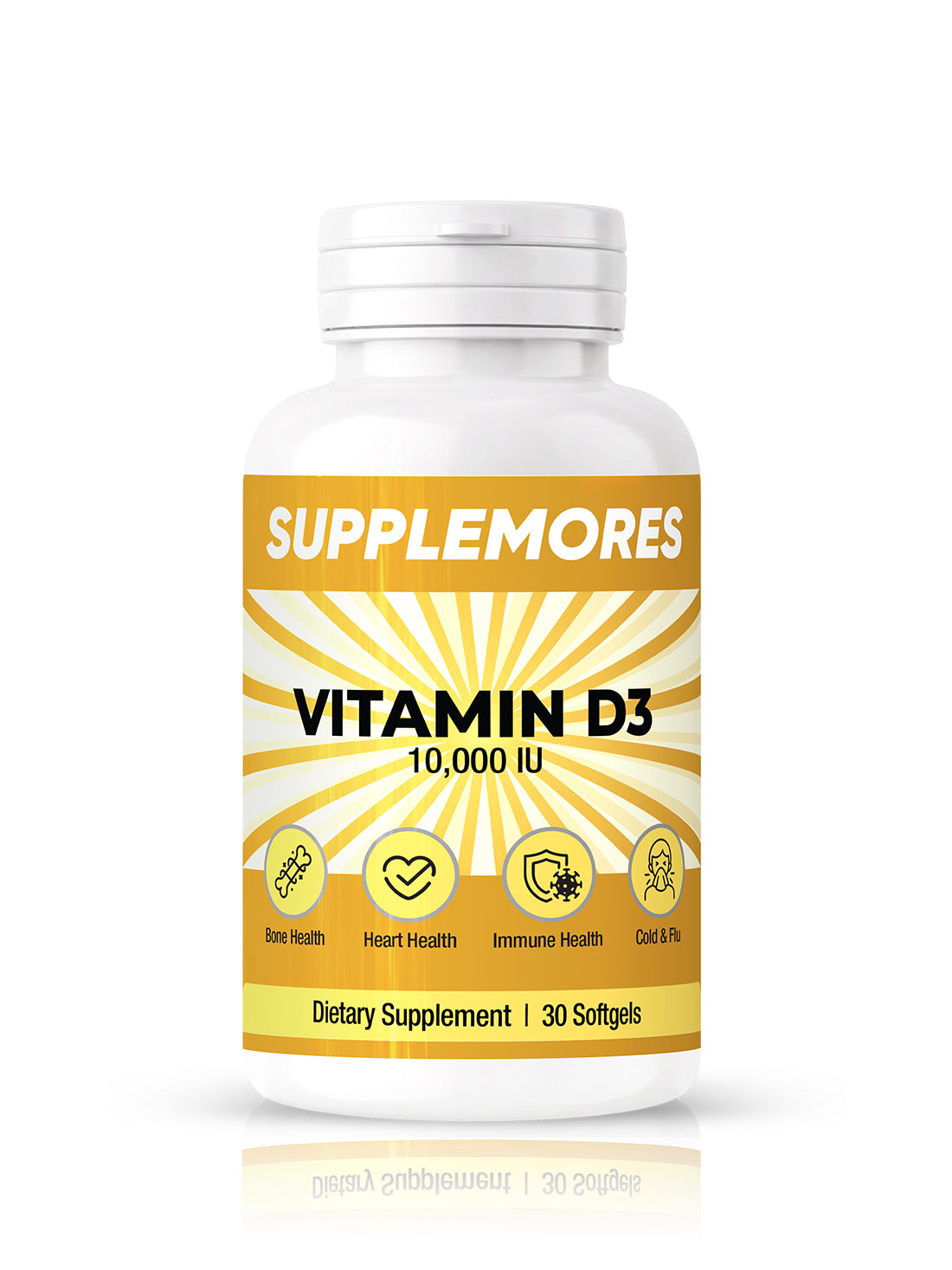 Vitamin D3 10,000 IU Supplemores